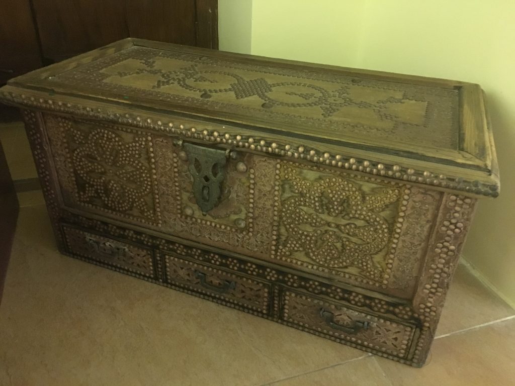 Dubai Old Town museum antique chest