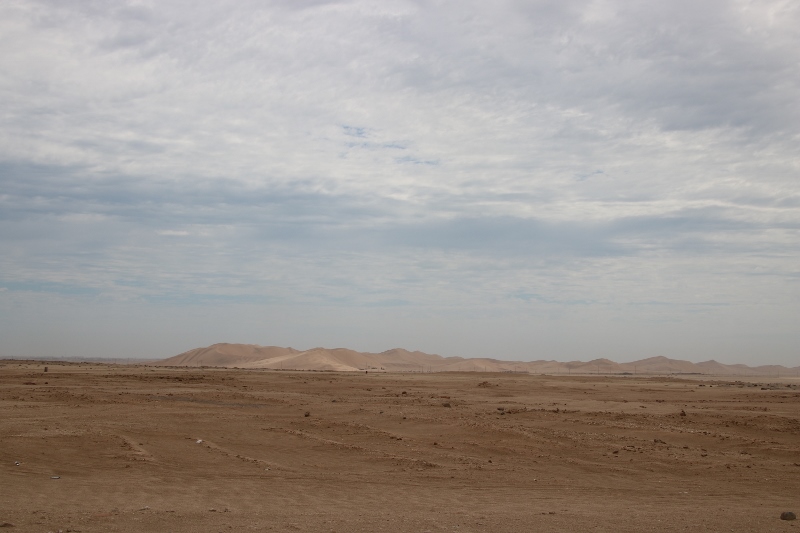 Surrounding desert