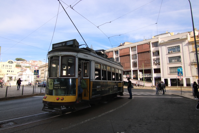 Lisbon Yellow tram