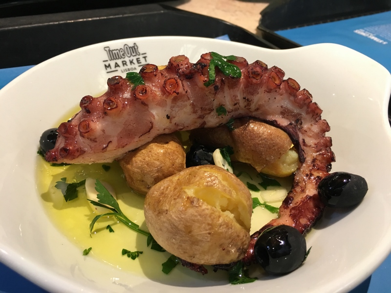 Portugese food: Octopus